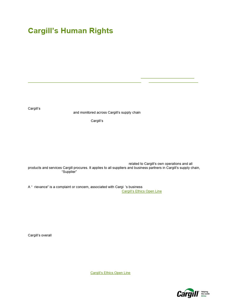 Grievance+Process+(en) | PDF | Supply Chain | Business