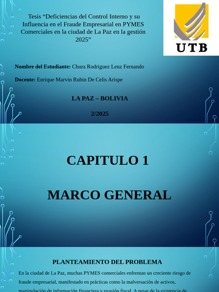 Control Interno y Fraude en PYMES La Paz | PDF | Fraude | Auditoría