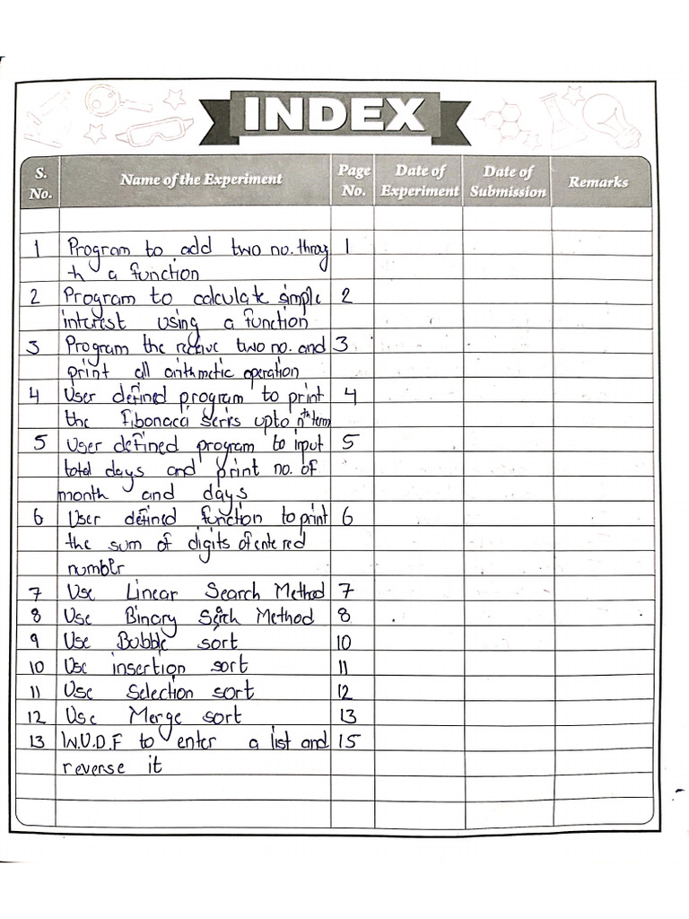 Computer Project File | PDF