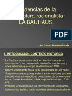 Bauhaus-Esquema-Tendencias de La Arquitectura Racionalista
