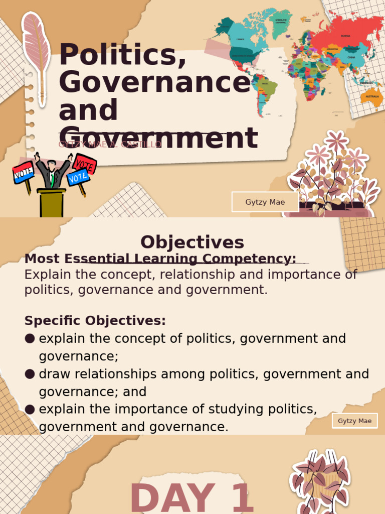 Understanding Politics, Governance, and Government | PDF | Governance ...