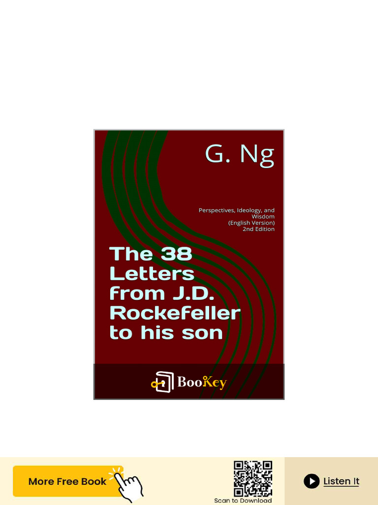 Rockefeller's 38 Letters to His Son | PDF | Optimism | Mindset