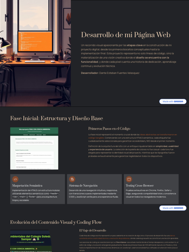 Desarrollo de Mi Pagina Web | PDF | Diseño | Script Java