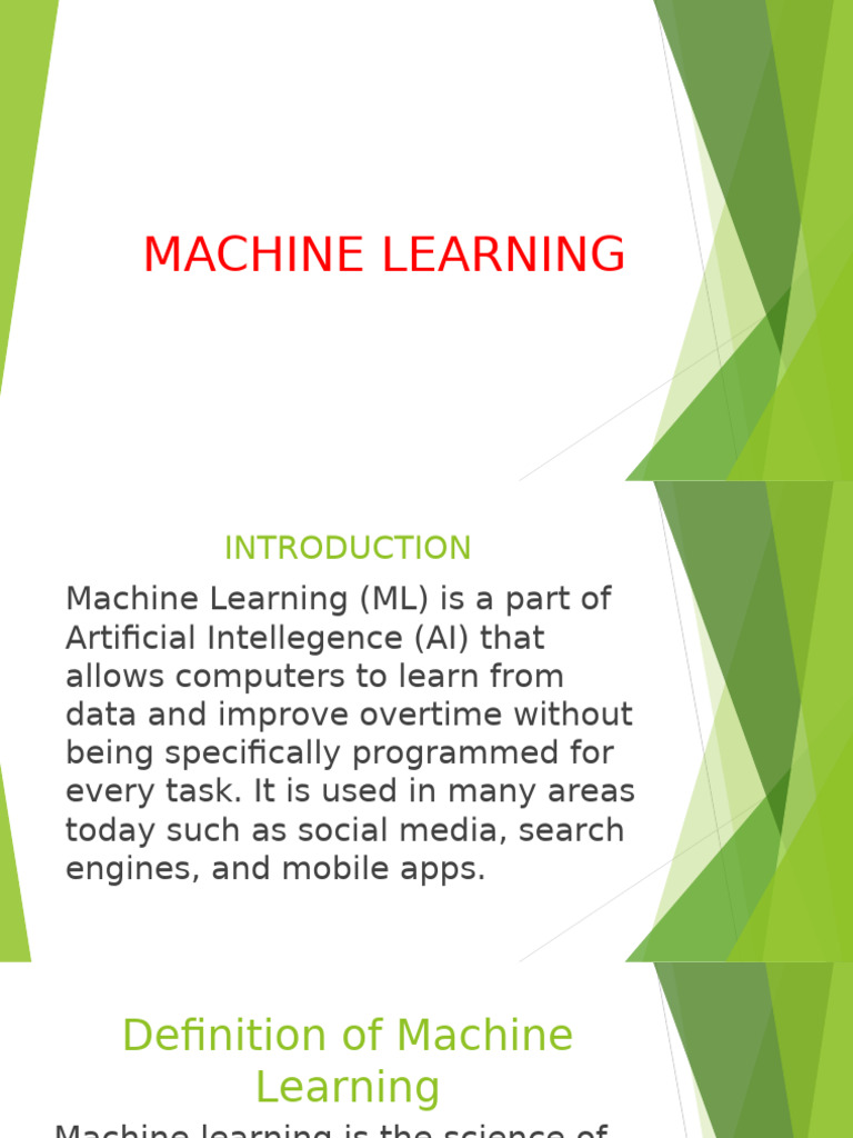 Machine Learning | PDF