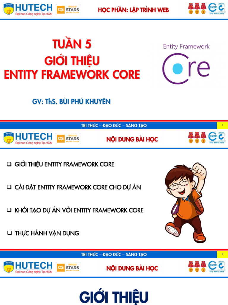 Tuan 5 - Gioi Thieu Entity Framework Core | PDF