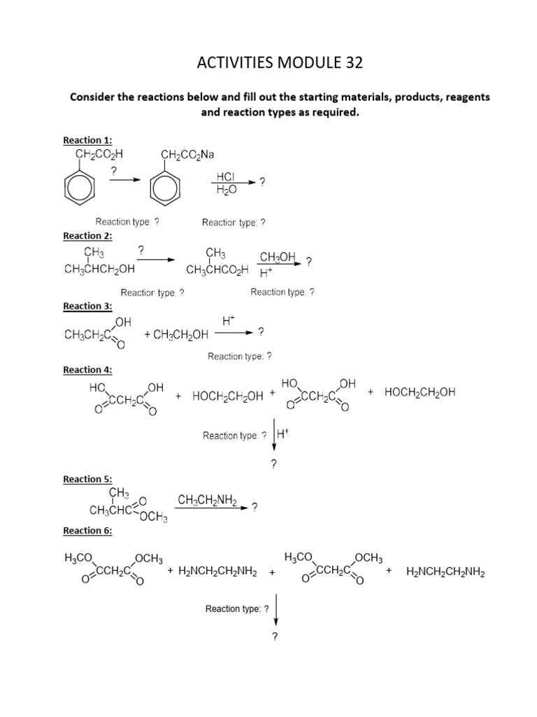 Activities Module 32 | PDF