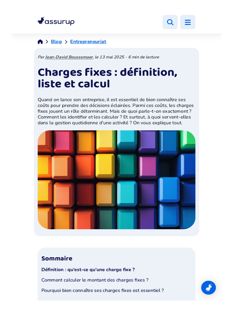 Charges Fixes : Définition et Calculs | PDF | Business | Assurance