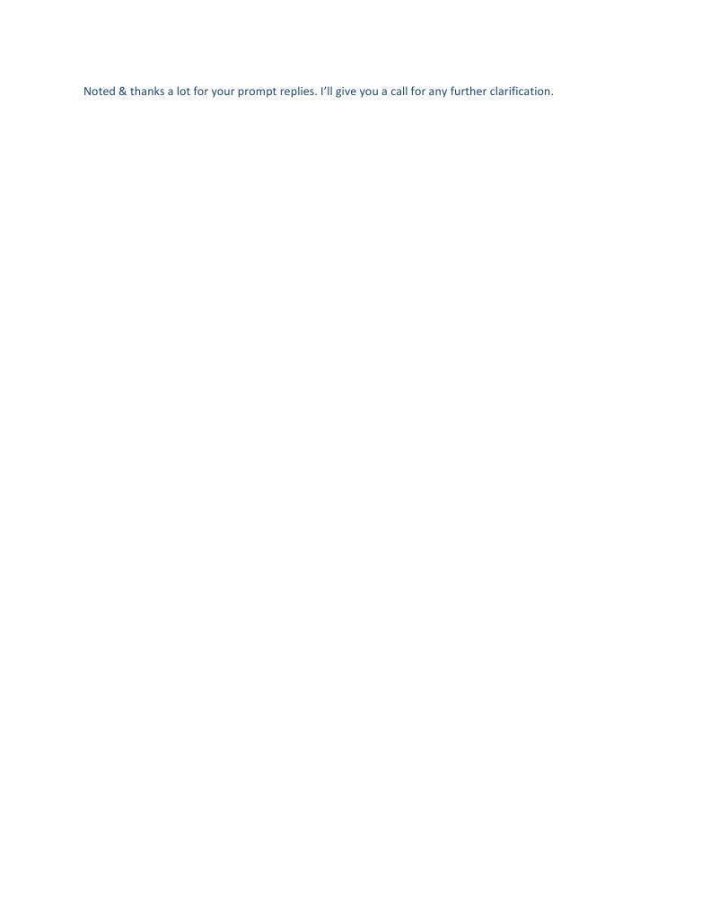 Prompt Communication Acknowledgment | PDF