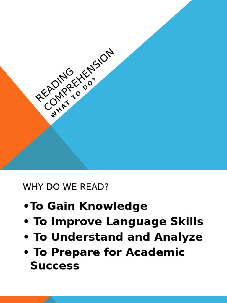 Reading Comprehension Strategies Guide | PDF