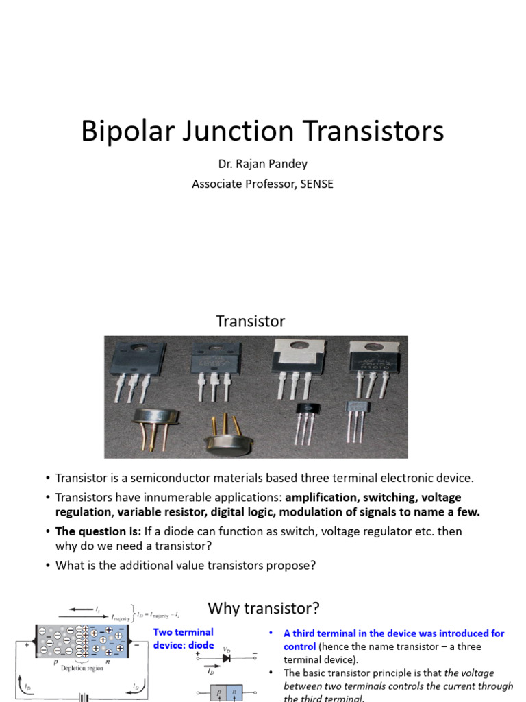 Understanding Bipolar Junction Transistors | PDF | Bipolar Junction ...