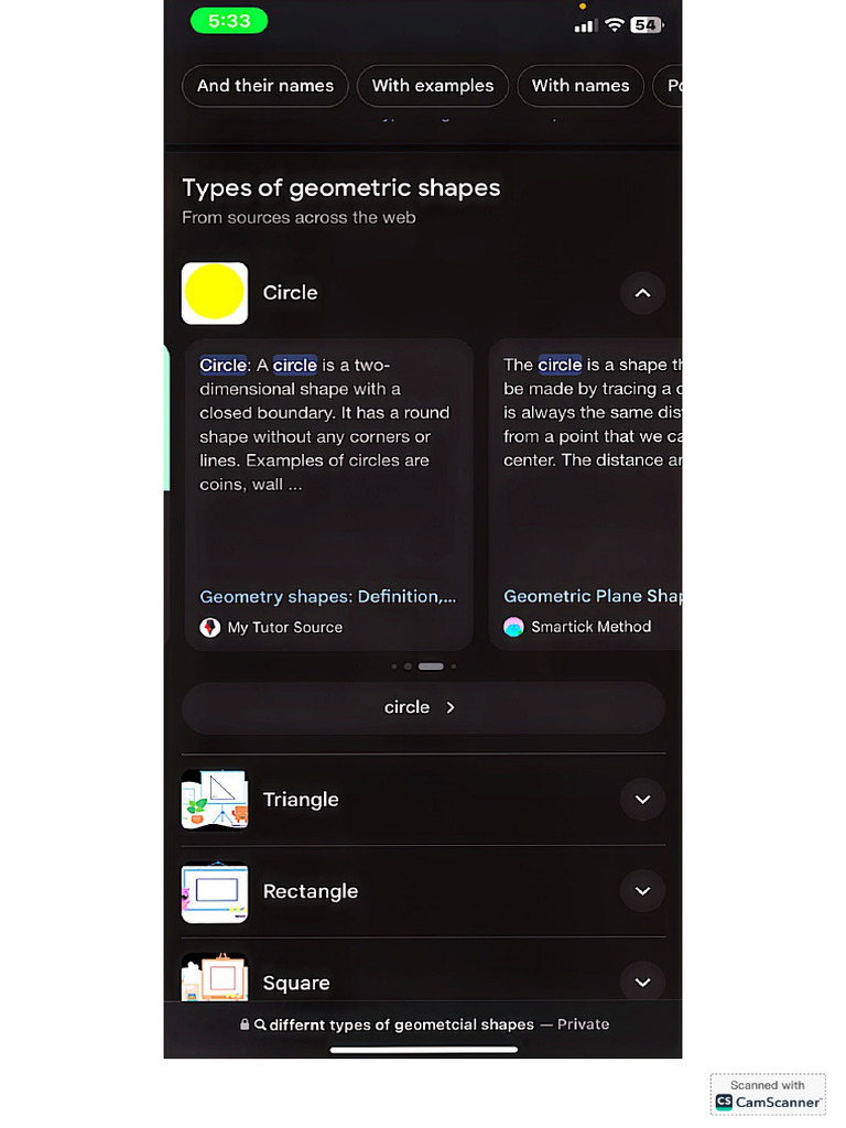 Geometrical Shapes | PDF
