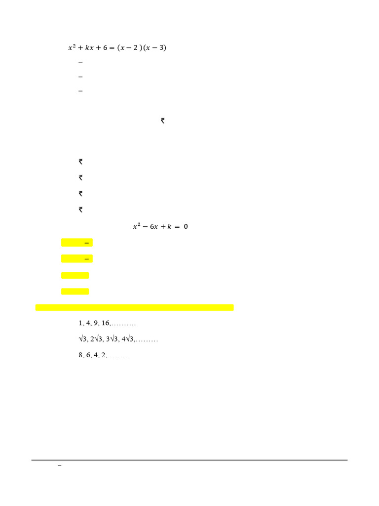 Selfstudys Com File | PDF | Mathematics | Algebra