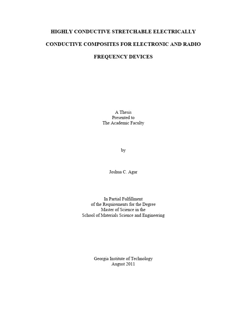 Highly Conductive Stretchable Electrically Conductive Composites for ...
