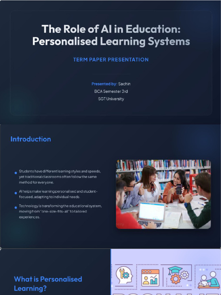 The Role of AI in Education | PDF