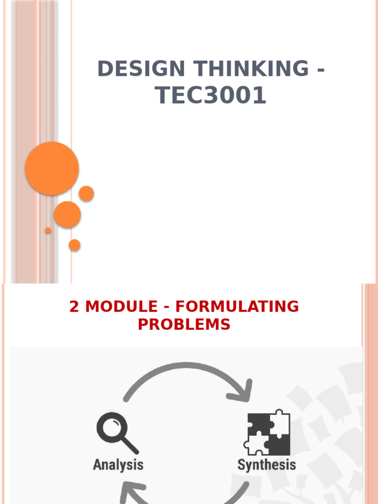 Problem Statement Formulation Guide | PDF | Brainstorming | Design Thinking