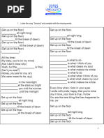 Aaron Smith - Dancin' Lyrics | PDF
