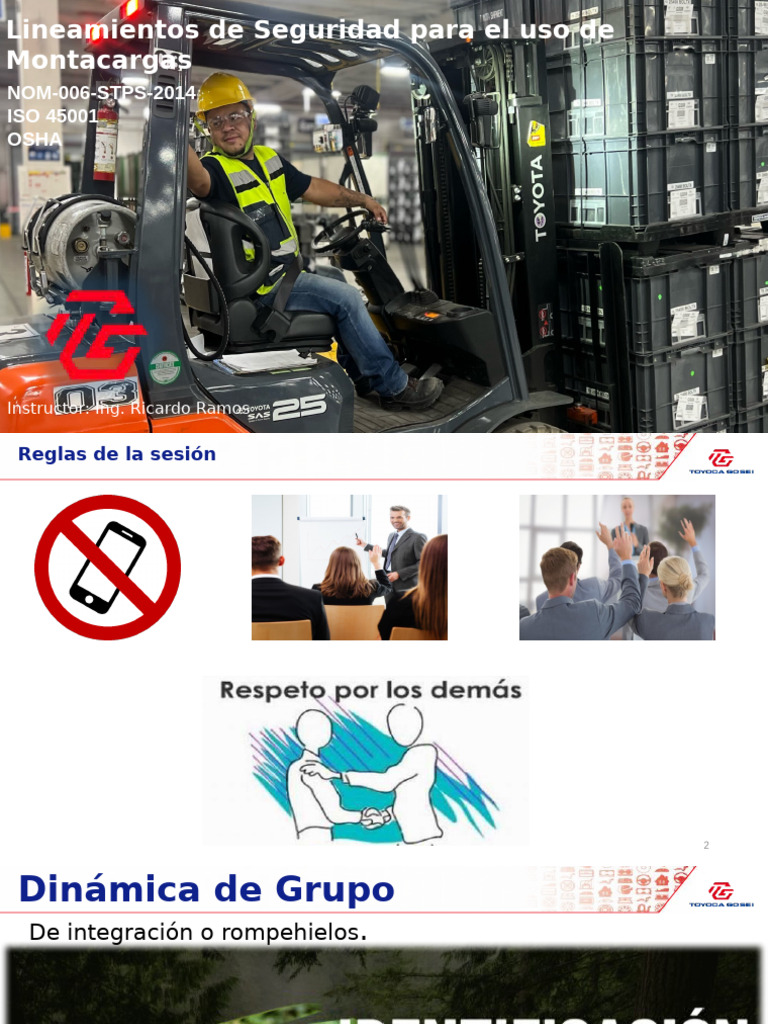 Seguridad en el Uso de Montacargas | PDF | Máquina elevadora ...