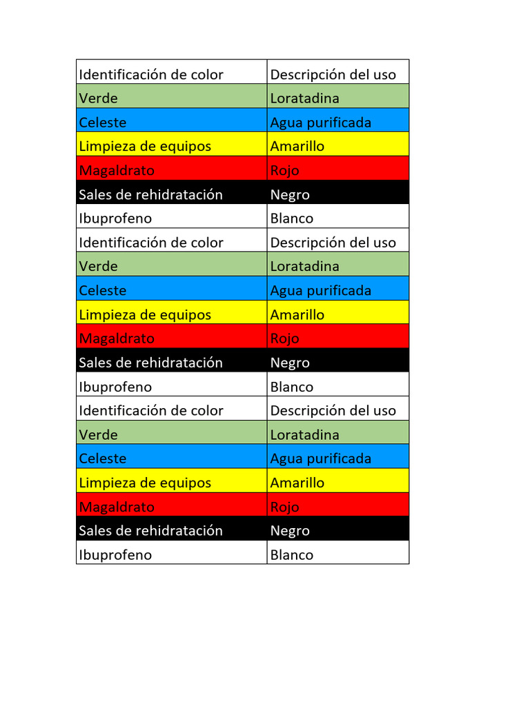 Identificación de Color | PDF
