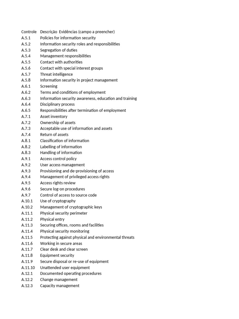 Information Security Control Framework | PDF | Information Security ...