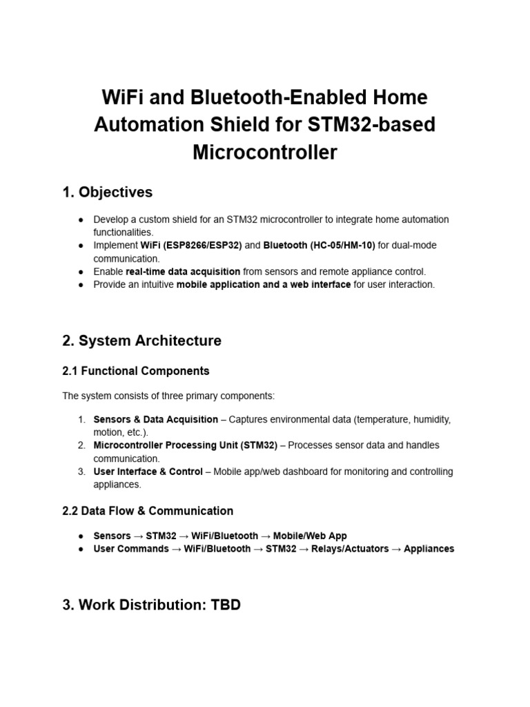 STM32 Home Automation Shield Guide | PDF | Microcontroller | Mobile App