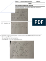 Testes de Química Orgânica I Resolvidos