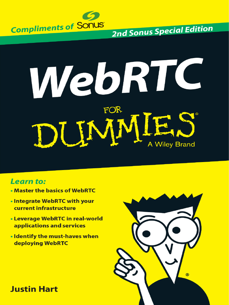 WebRTC For Dummies: 2nd Edition | PDF | World Wide Web | Internet & Web