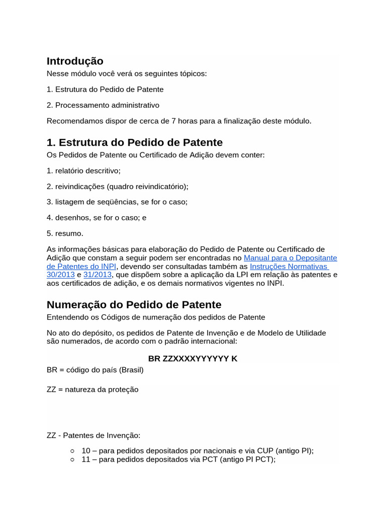 Módulo 4 - Patente II | PDF | Patente | Invenção