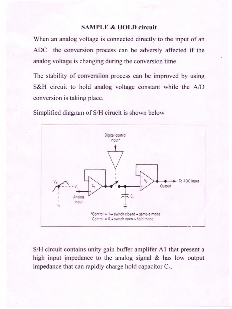 Understanding Sample & Hold Circuits | PDF