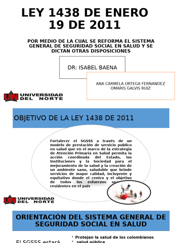 Reforma del Sistema de Salud en Colombia | PDF | Promoción de la salud ...
