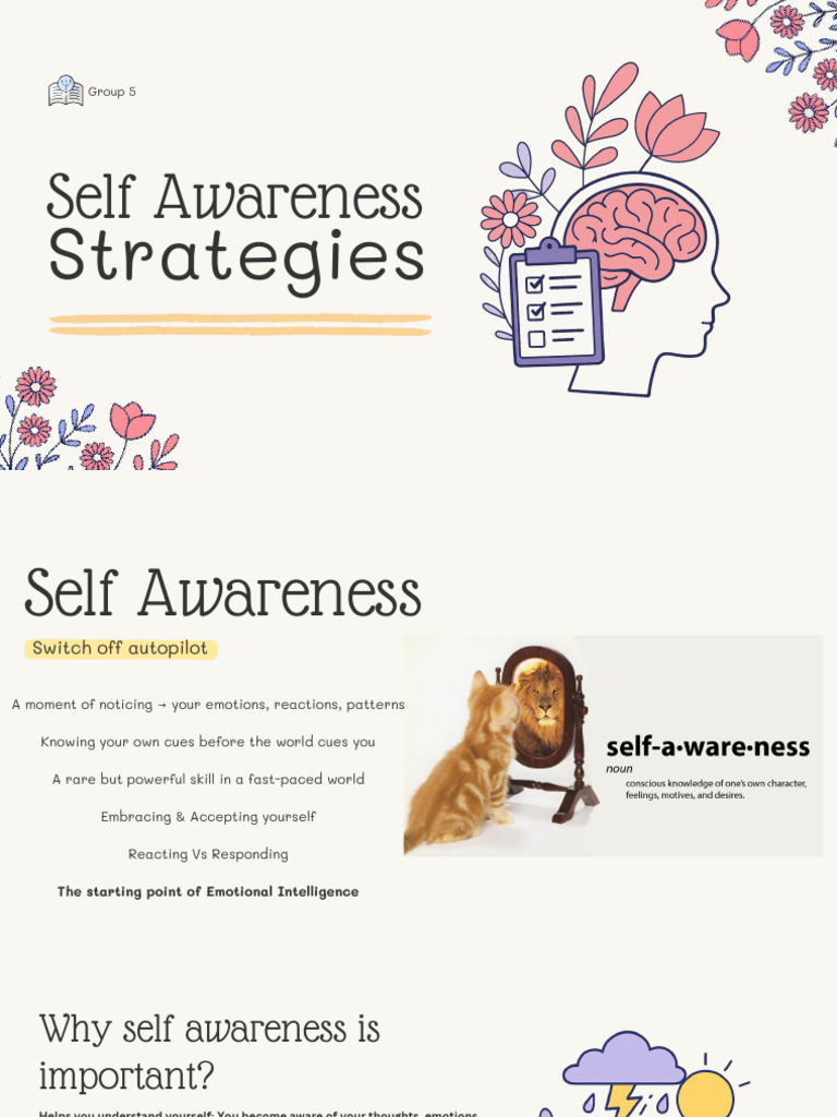 Essential Self-Awareness Strategies | PDF | Emotions | Self Awareness