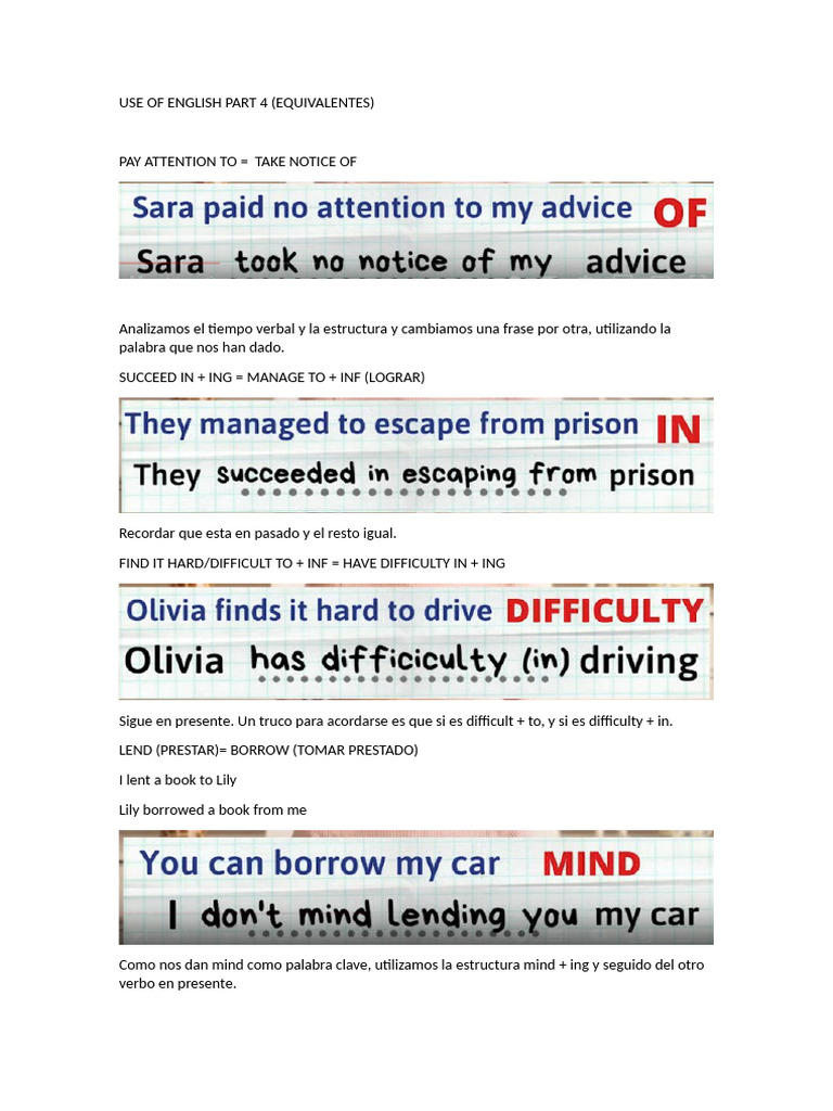Use of English Part 4 | PDF
