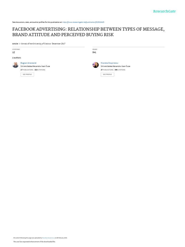 DADOS IMPORTANTES Facebook Advertising, Relationship Between Types of ...