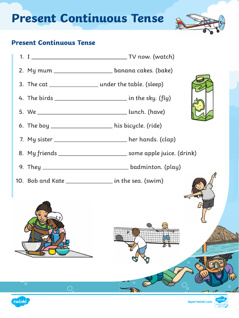 Unit 8 Present Continuous | PDF
