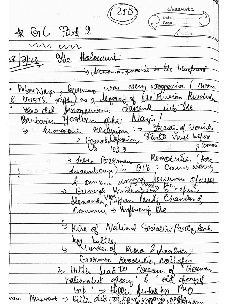 GC Notes Holocaust and Bosnia | PDF