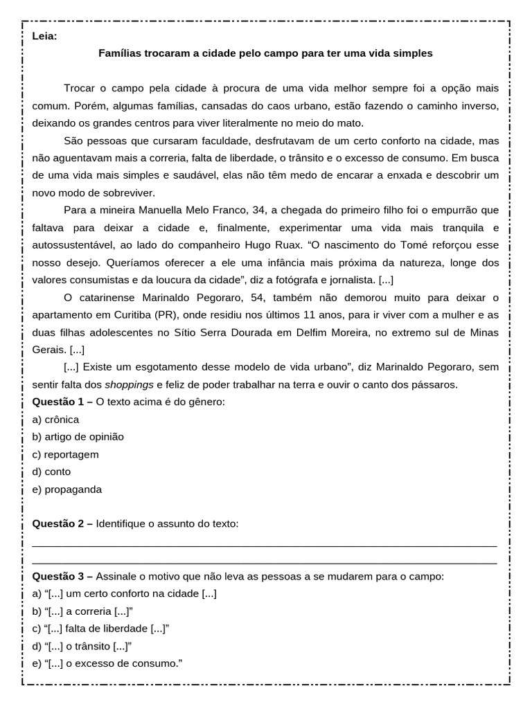 PORTUGUÊS- 8° ANO | PDF