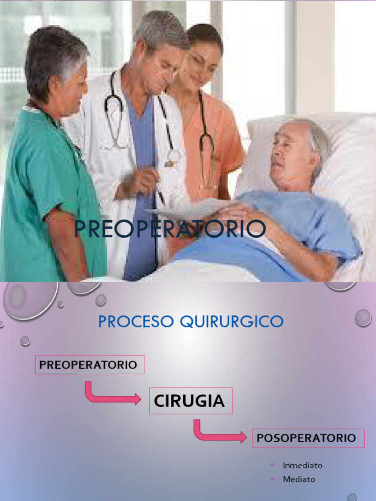 Preparación Preoperatoria Integral | PDF | Cirugía | Examen físico
