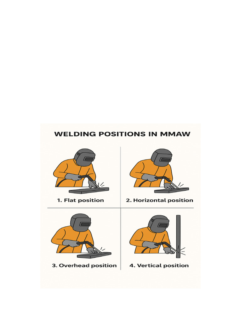 MMAW Welding Positions Explained | PDF