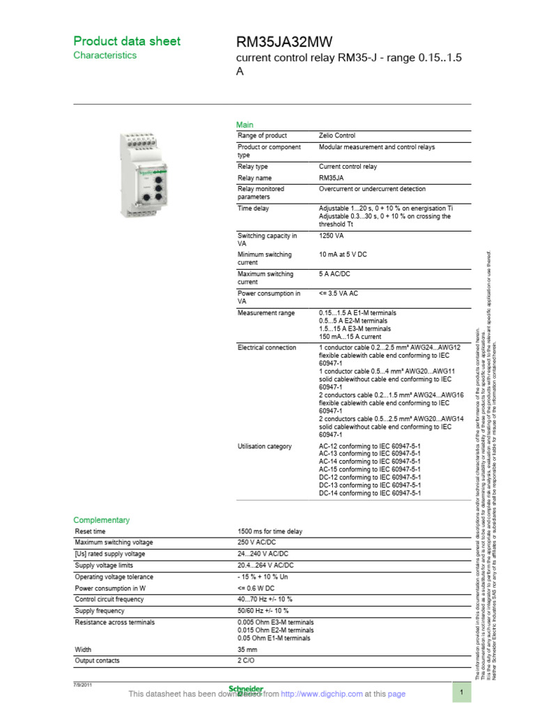 Data Sheet for Electronic Components | PDF