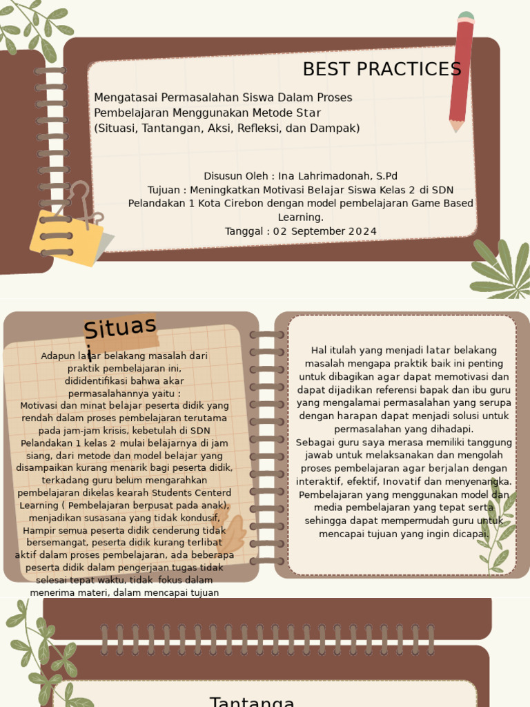 Praktik Baik Metode Star | PDF