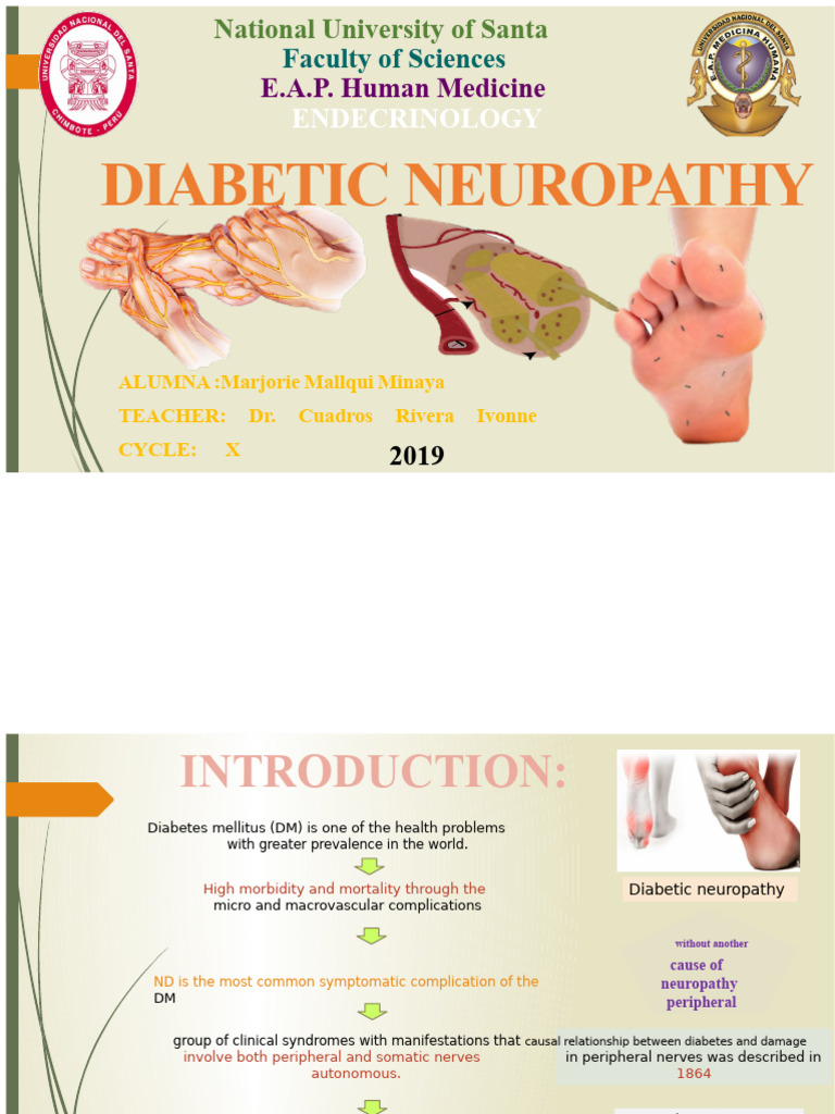 Diabetic Neuropathy | PDF | Peripheral Neuropathy | Diabetes