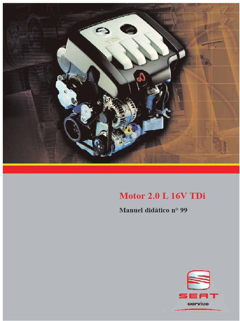 Motor 2.0 L 16V TDi: Especificações Técnicas | PDF | Indutor | Motores