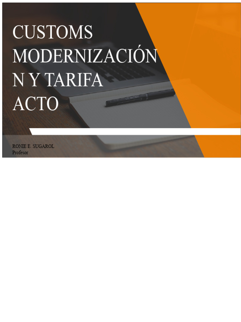 Funciones y Tipos de Aranceles Aduaneros | PDF | Arancel | aduana