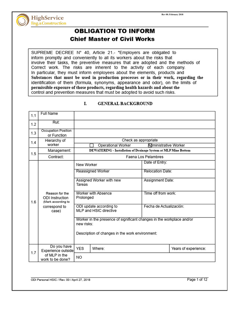 Worker Safety and Risk Prevention Guide | PDF | Personal Protective ...