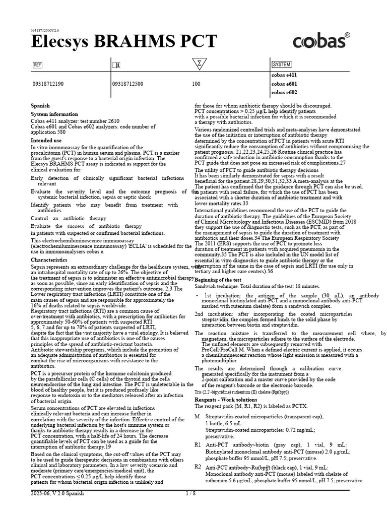 Procalcitonin (PCT) Testing for Antibiotic Guidance | PDF | Sepsis ...