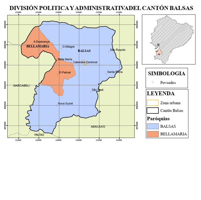 Divisão Política do Cantão Balsas | PDF