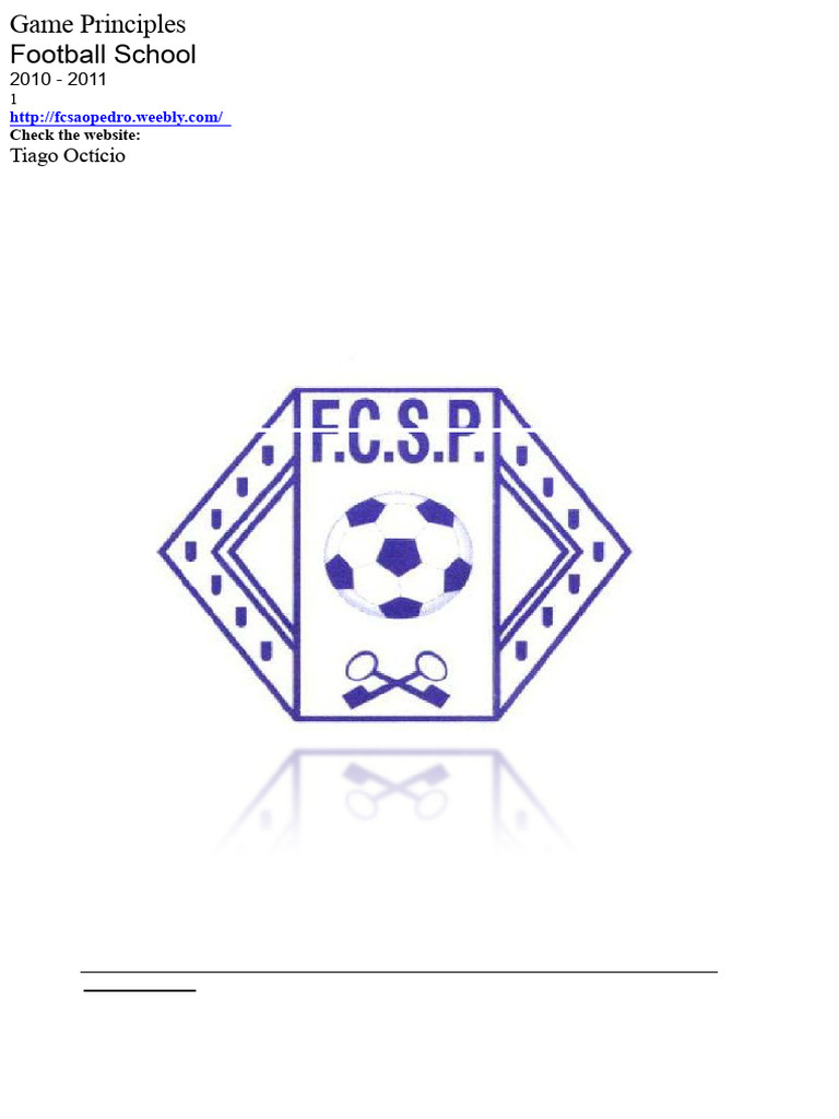 Football Game Principles Explained | PDF | Forward (Association ...