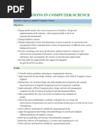 UFS Computer Science Programmes 2025 | PDF | Mathematical Analysis ...