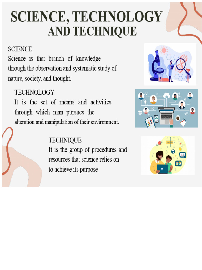 Science, Technology, and Technique Explained | PDF | Science ...