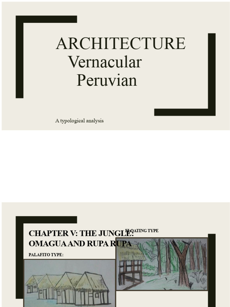 Peruvian Vernacular Architecture Analysis | PDF