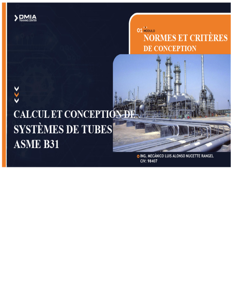 Normes ASME B31 pour Systèmes de Tubes | PDF | Tuyau | Soudage
